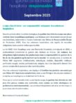 Newsletter de septembre 2025