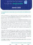 Newsletter de janvier 2026